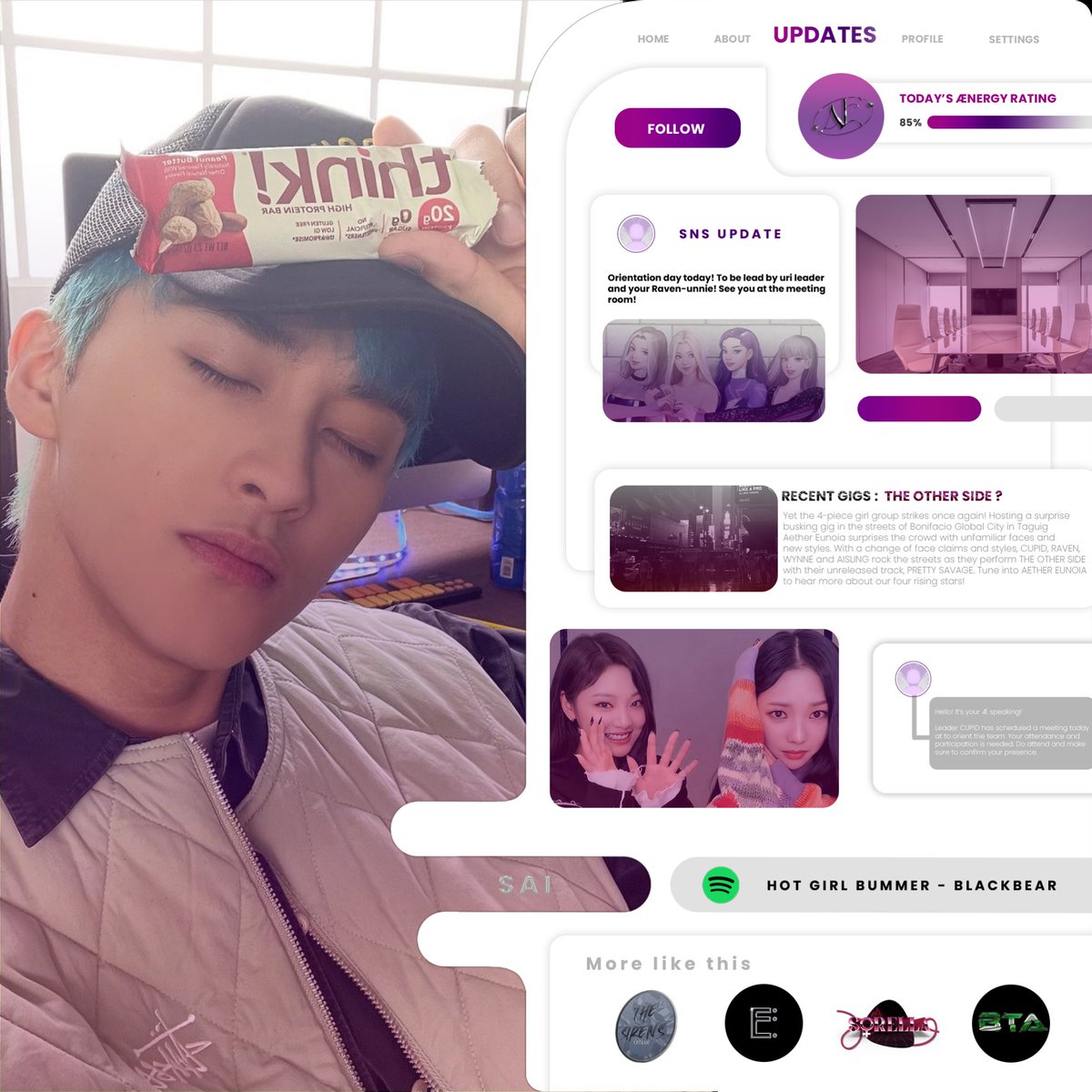 ⠀ ͏͏͏͏͏͏⠀⠀
               <a href="/exquisitesai/">sai</a> sns update！
               ≡︰6.1.22 ﹒2 : 42 PM
               ⌕ loc disabled.
               ͏͏͏͏medyo late with snack
               
ㅤ