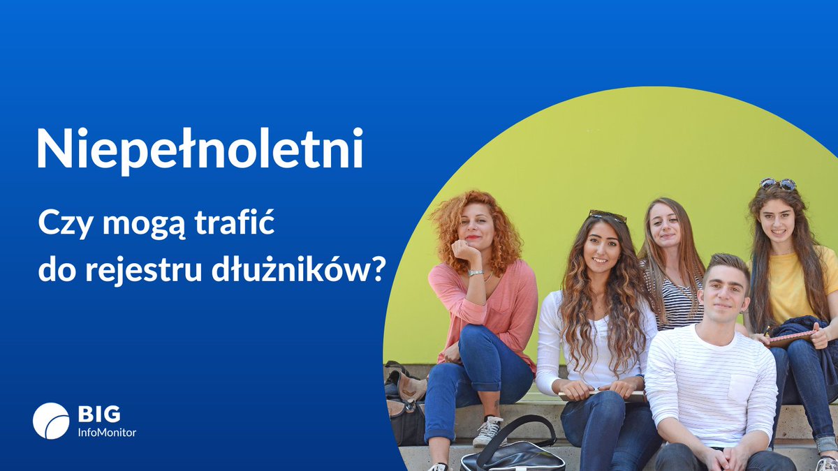 BIGInfoMonitor's tweet photo. W rejestrze #BIG #InfoMonitor widnieje prawie 1400 osób, które nie ukończyły 18 lat. Ich zaległości przekraczają 620 tys. zł. Najczęściej zostają dłużnikami z powodu nieuregulowanych kar za jazdę na gapę i nieopłaconych kosztów sądowych. Więcej na https://t.co/gRLFCjX0as https://t.co/Xwhha7u82l