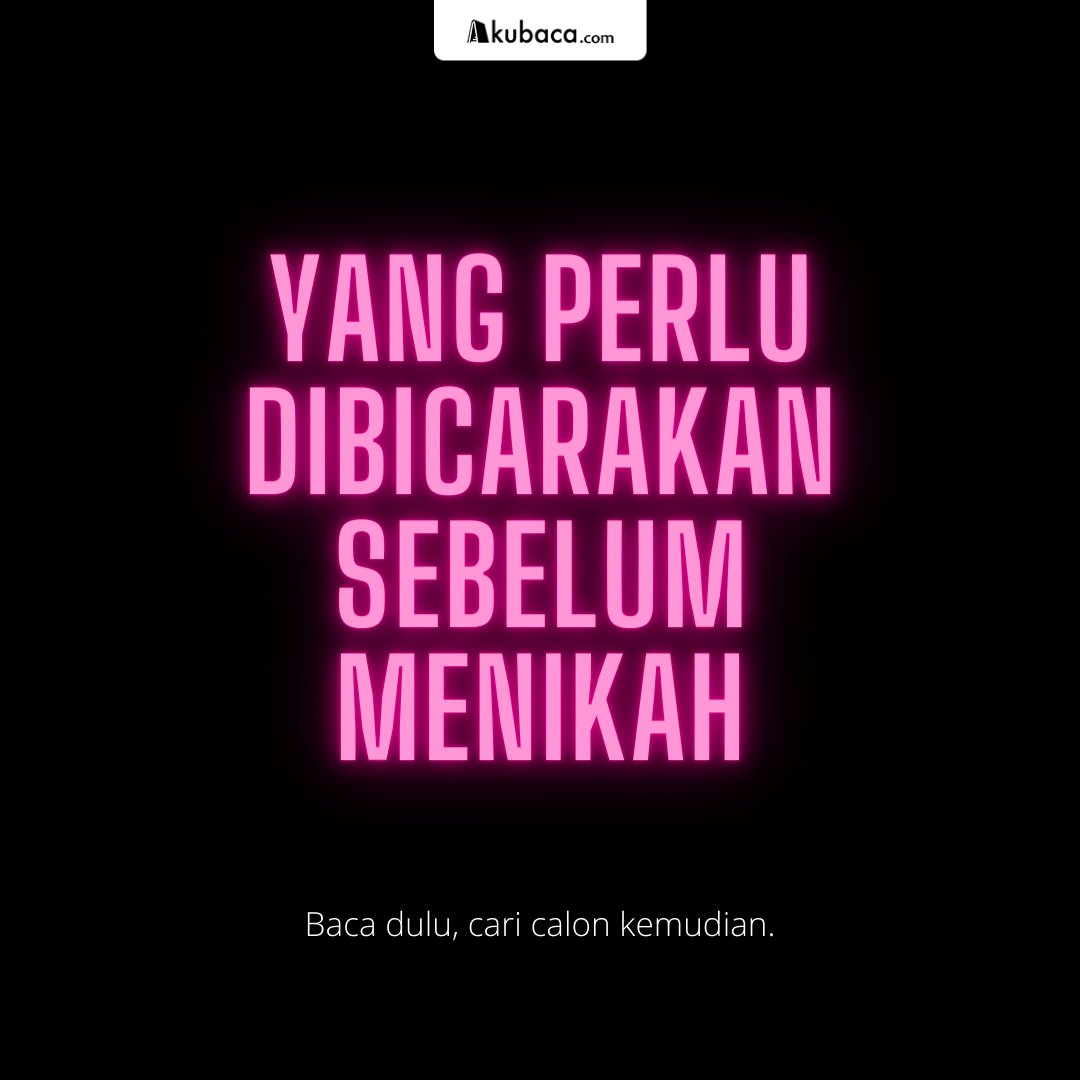 akubacadotcom's tweet photo. Baca buku ini sebelum kamu menikah.

(Utas) https://t.co/8RSlVOeN1X