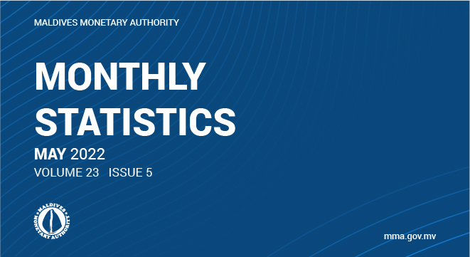 Monthly Statistics for May 2022 is published. 
bit.ly/3x2sMFS

Visit database.mma.gov.mv for most recent data