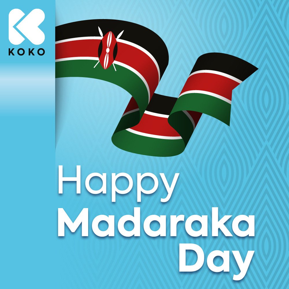 As we celebrate this special day as a nation, may Peace, Love and Unity guide us always. Happy Madaraka Day.

#KOKOFuel 
#UpishiSmart