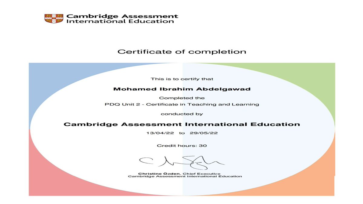 Learning never stops