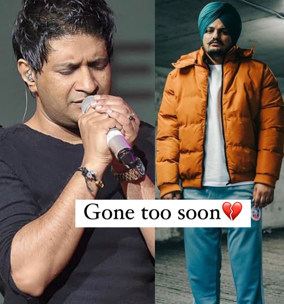 Our childhood And Teenage Legends Are No More Now...💔🕊️
A huge loss for the music industry💔 #KK #sidhumoosewala