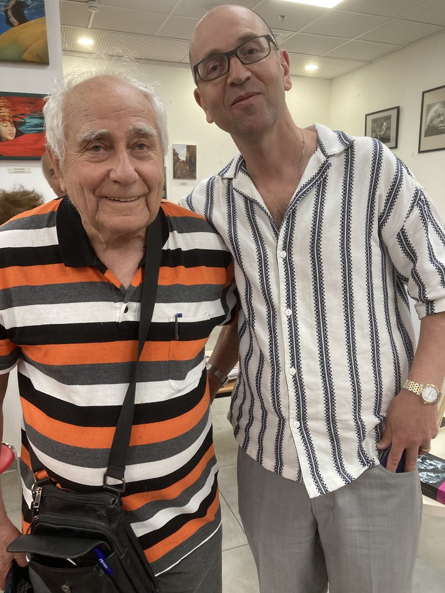 MaximDShrayer's tweet image. With Josef Begun, Jewish hero and former Prisoner of Zion, in Jerusalem.    #Israel #Jewish #refusenik #hero