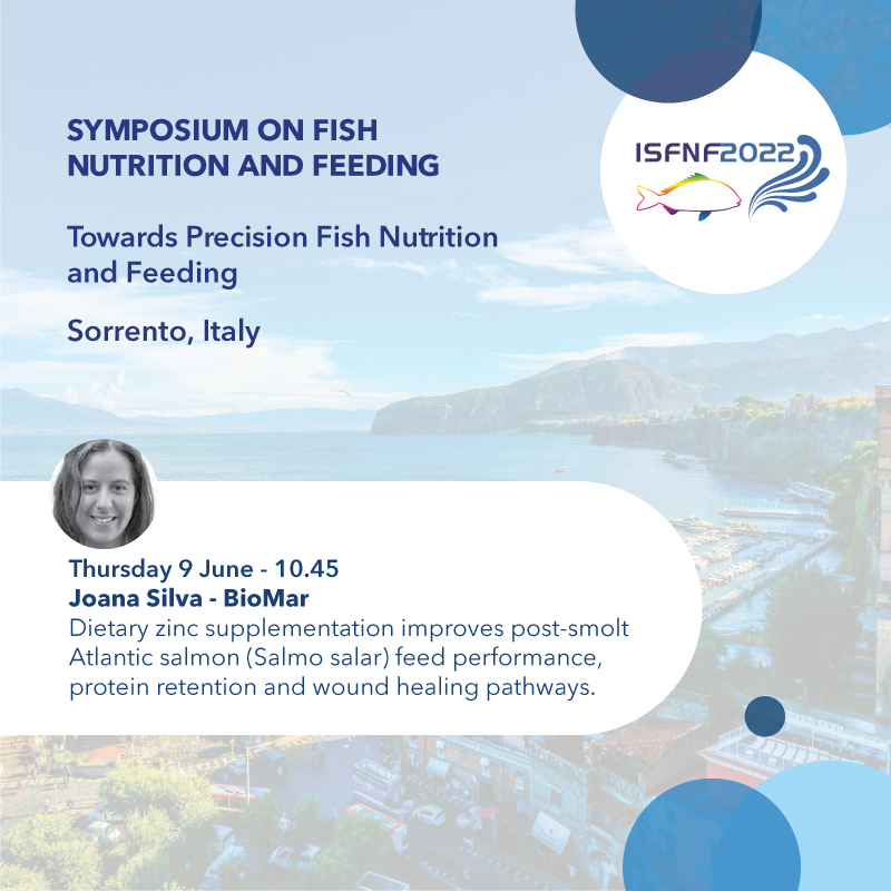 𝗛𝘃𝗶𝗹𝗸𝗲 𝗳𝗼𝗿𝗱𝗲𝗹𝗲𝗿 𝗳𝗮̊𝗿 𝗱𝗲𝘁 𝗳𝗼𝗿 𝘃𝗲𝗹𝗳𝗲𝗿𝗱𝗲𝗻 𝗵𝘃𝗶𝘀 𝘇𝗶𝗻𝗸 𝗸𝗼𝗺𝗺𝗲𝗿 𝗳𝗿𝗮 𝗲𝗻 𝗺𝗲𝗿 𝗯𝗶𝗼𝘁𝗶𝗹𝗴𝗷𝗲𝗻𝗴𝗲𝗹𝗶𝗴 𝗸𝗶𝗹𝗱𝗲?

BioMar's Joana Silva presenterer nye resultater på zink tilsatt i fôr under ISFNF 2022 konferansen. Bli med!