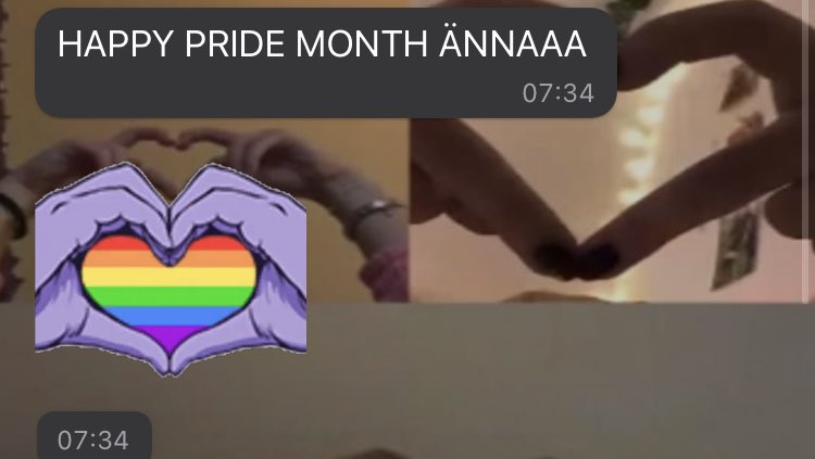 not_annabel_'s tweet photo. First message I woke up to today 🏳️‍🌈 < @marina_hkr 3 https://t.co/DjIGQyVfT5