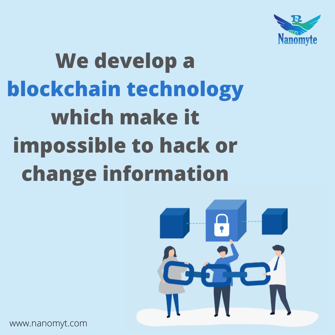 Nanomyte_In's tweet photo. Make sure you check out our new blockchain project. It's impossible to hack or change information. ⚡️📝

Visit: https://t.co/qXx0lINnJI

#developblockchaintechnology #hackproof #development #technology https://t.co/QXqo8tU7Yf