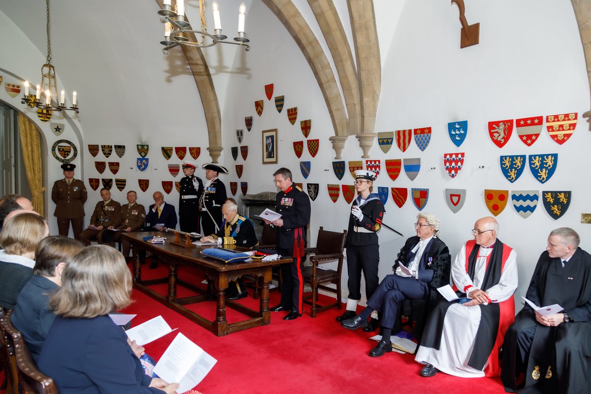 The Lord-Lieutenant was honoured to be invited by Admiral of the Fleet the Lord Boyce KG GCB OBE DL Lord Warden of the Cinque Ports and Constable of Dover Castle to the investiture of Brigadier G J Boxall MBE as the 216th Deputy Constable

ow.ly/KiWU50JmIy9

📷  <a href="/ibimages/">Iain Blacklock</a>