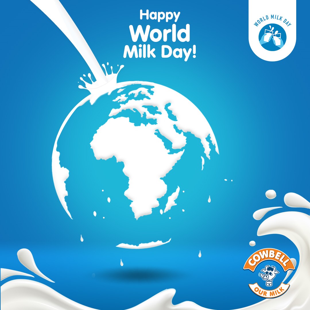 It's today!!! Happy World Milk Day!!!! #Let's EnjoyDairy today and raise a nourishing cup of Cowbell Milk to celebrate. #WorldMilkDay #CowbellOurMilk #WorldMilkdDay2022