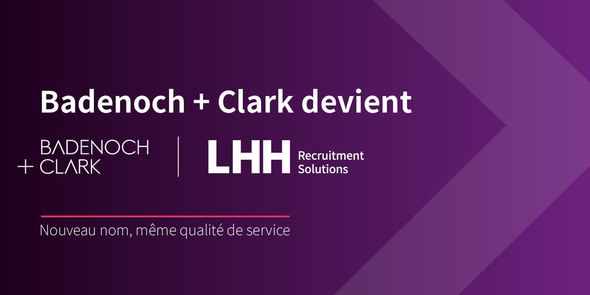 Badenoch + Clark devient LHH Recruitment Solutions
#readyfornext