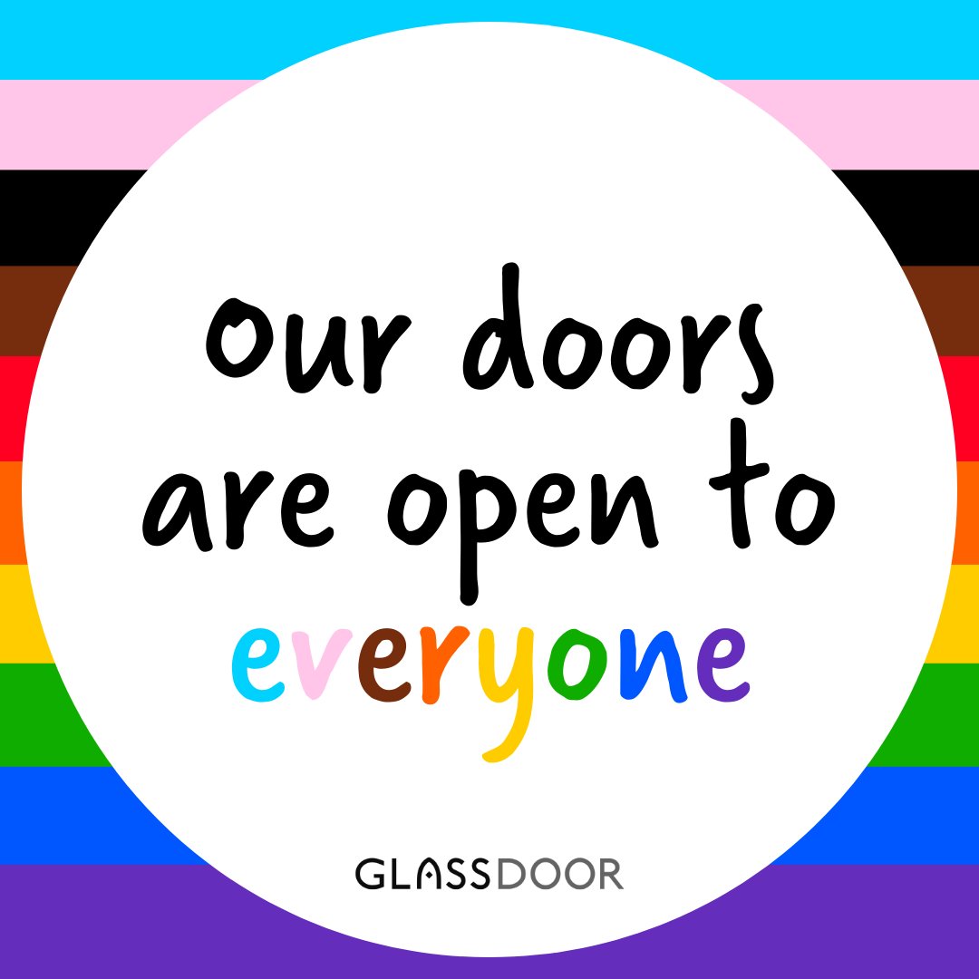 Happy Pride from Glass Door! 🌈