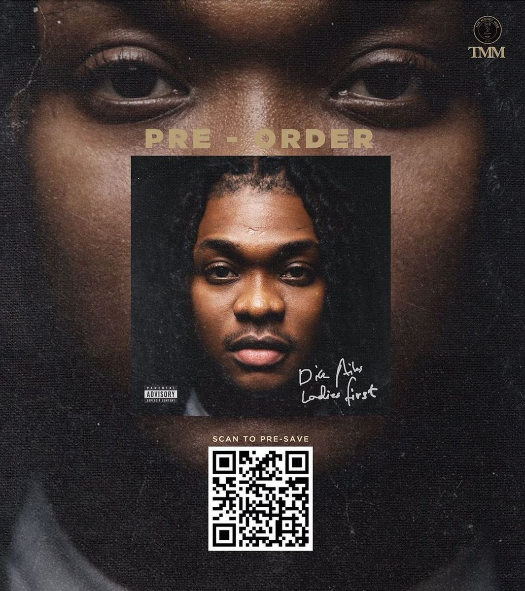 SoundAfricanRec's tweet image. Be the first to listen to @DiceAiles's debut project 'Ladies First' when it drops.

Pre-save/pre-add it now on @SpotifyAfrica/@AppleMusic.

🔗TMM.lnk.to/pre-ladiesfirst