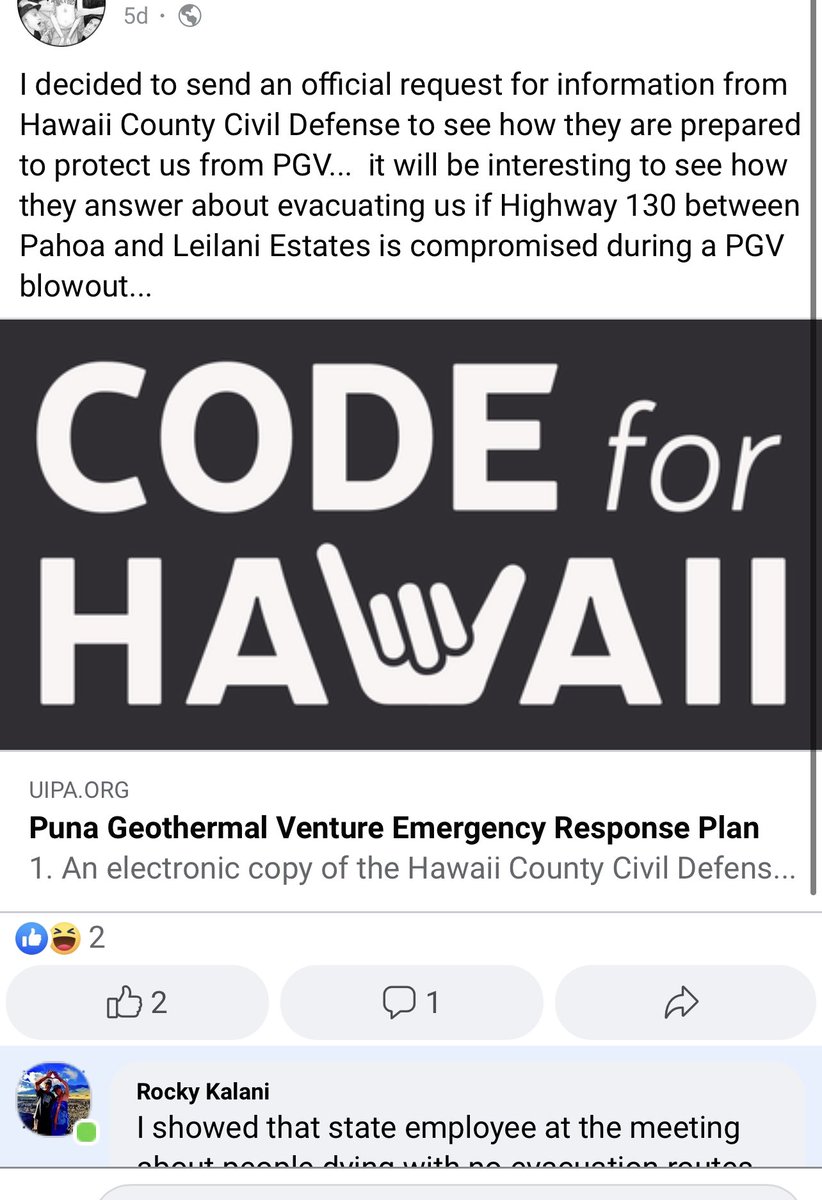 What a joke indeed #AOLEPGV #YOURTIMEISUP #WEAREPUNA #WEAREMAUNA #ITSTIMEWEBREATHE you can’t go around harming human lives for GENERATIONS and get away with it , HAWAII COUNTY.