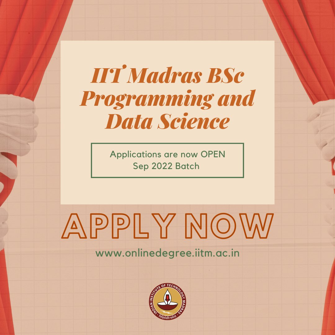 IIT Madras Data Science & Programming Course [Online]