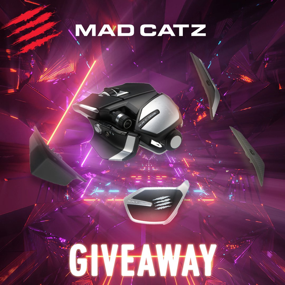 Evetech's tweet image. Wednesday madness! @MadCatz  and Evetech have partnered up to give you this amazing giveaway! Have a chance to win the Mad Catz R.A.T. DWS Wireless Gaming Mouse🤩

Enter Here👉: gleam.io/competitions/r…

 #evetech #gamer #gamerlife #giveaway #giveawaytime #madcatz #pcgamer