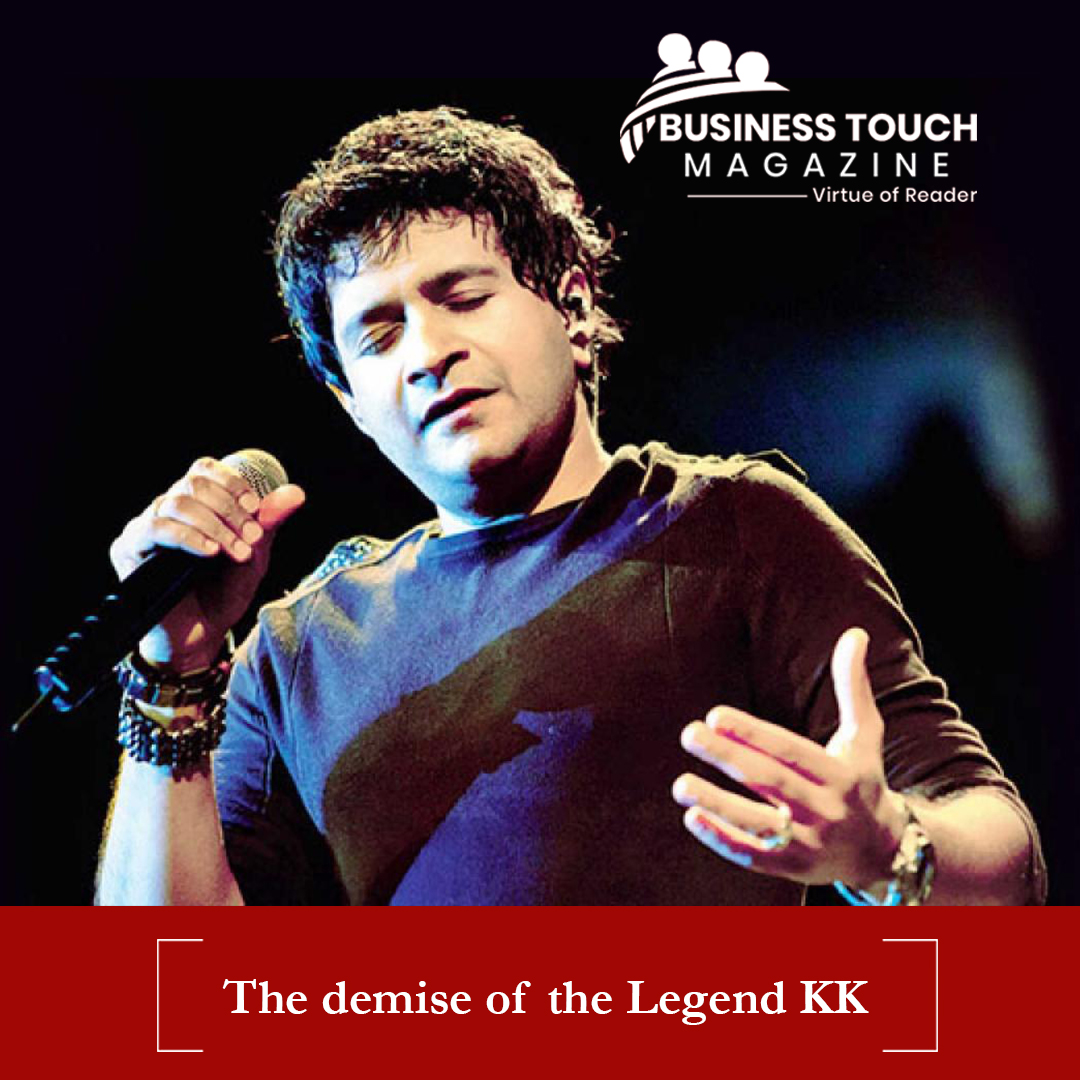 A few hours after his performance in Kolkata on Tuesday night, legendary Bollywood vocalist Krishnakumar Kunnath, KK, passed away.

 Read the Full article on..

Visit : businesstouchmagazine.com/the-demise-of-…
Email : info@businesstouchmagazine.com
Call : +919034004324

#legendsinger #singer #KK