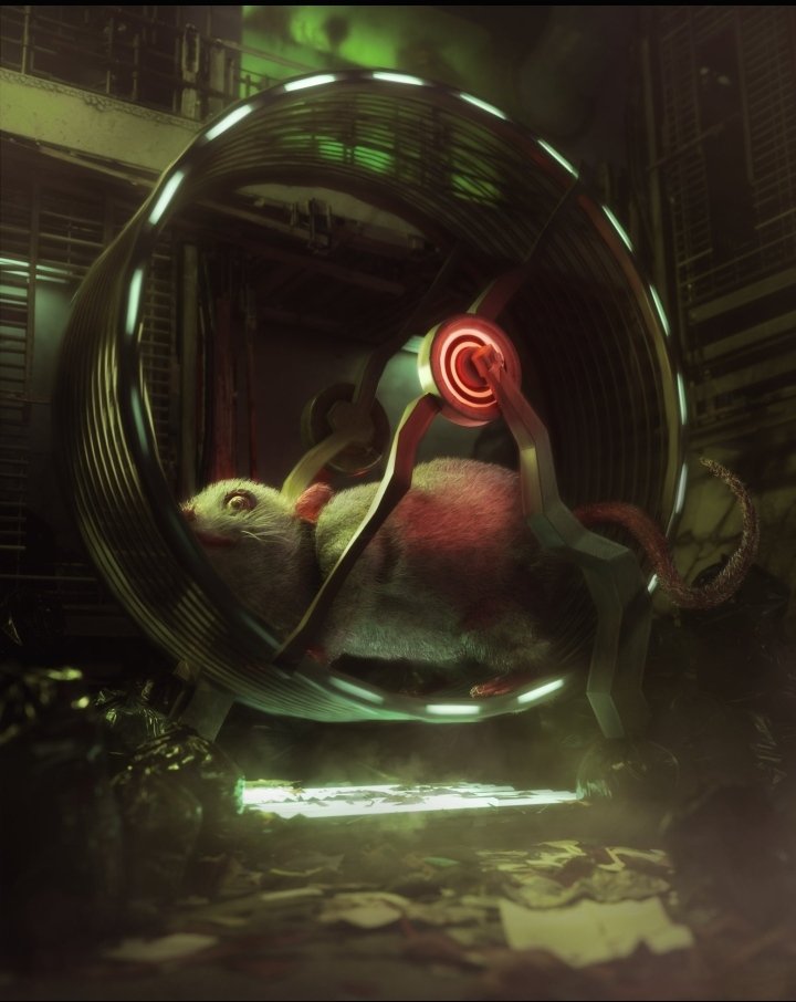 EasterEggHunte3's tweet photo. Do you ever feel like you've been spinning in circles your whole life like a rat? Maybe it's because you are one! Join a Twitter space today at 5 PM EST with @gamedisease_. You can learn more about the lore and universe of GD. They might even teach you how to cheat the wheel... https://t.co/O5E1LBAQsF