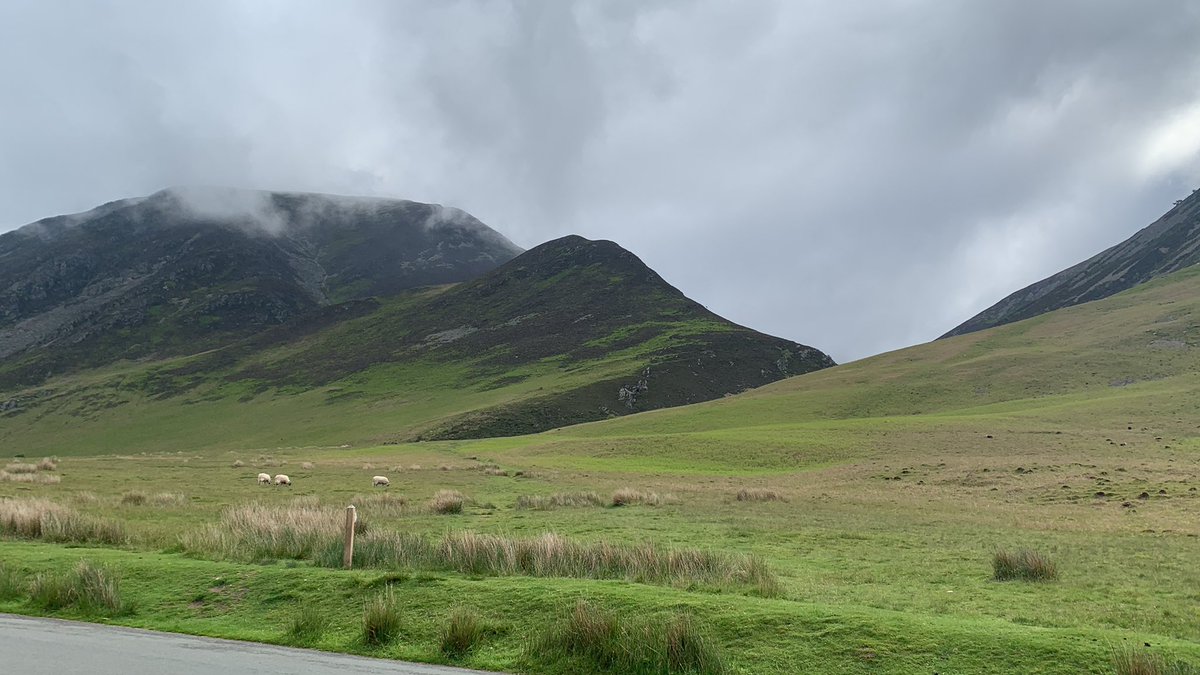 Lovely early morning end to end swim of #buttermere before we tackle a few more #Wainwrights #LakeDistrict #Cumbria