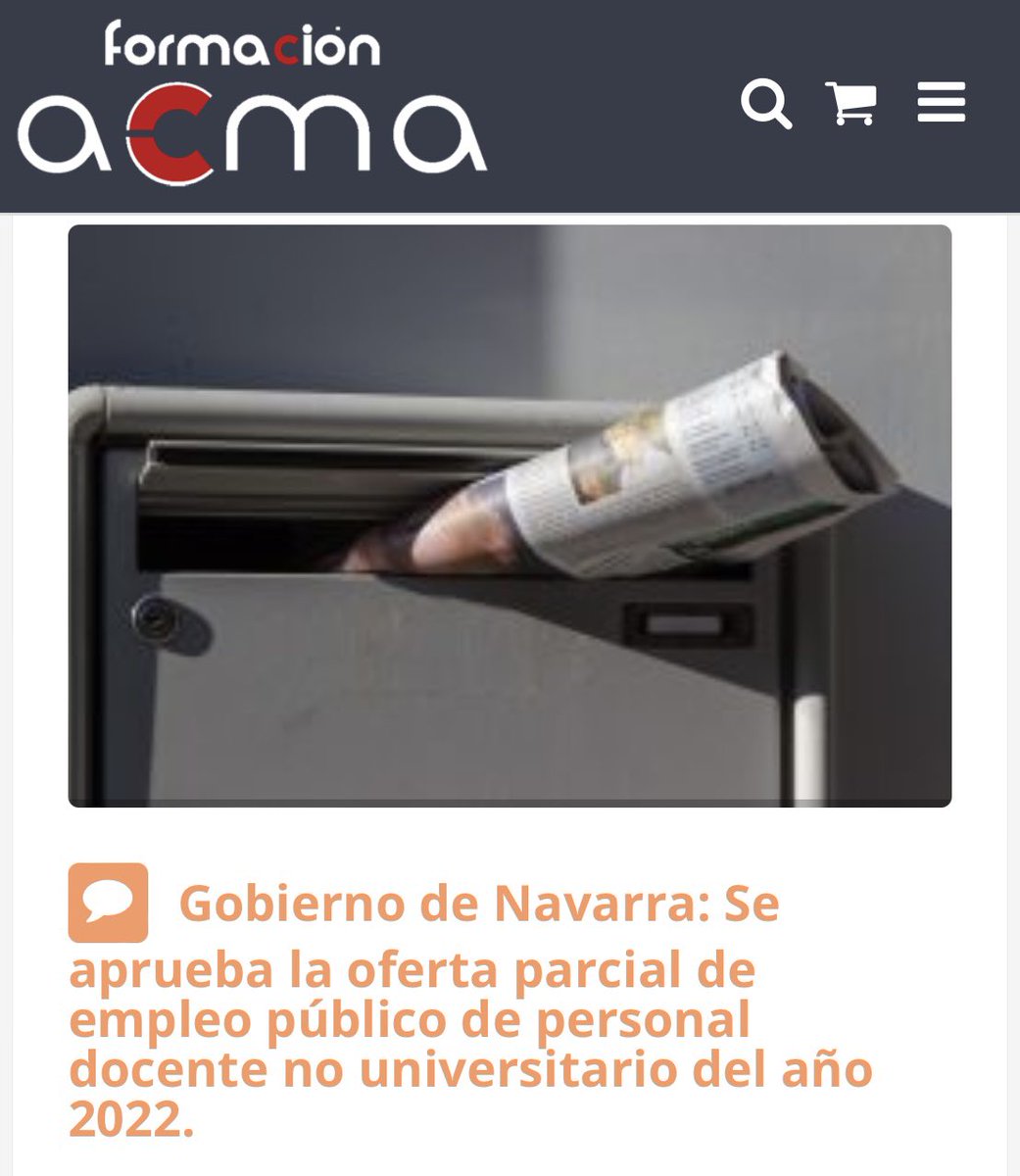 AcmaDocentes's tweet photo. La oferta comprende 766 plazas de personal docente no universitario del Departamento de Educación de régimen funcionarial a jornada completa.

🗞 Publicación: BON nº105, 30 de mayo de 2022

Consulta la noticia completa en la web: https://t.co/gFLJSB8E5F

#docentes https://t.co/qeIdO0IKTQ