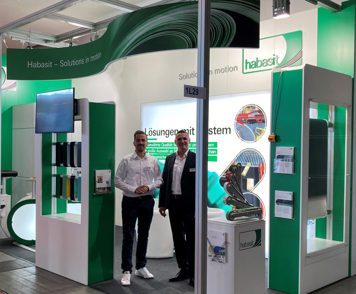Habasit's tweet image. Don&apos;t miss the chance to visit us also at @LogiMAT_Messe in Stuttgart till tomorrow!
Meet us in 𝐇𝐚𝐥𝐥 𝟏 𝐁𝐨𝐨𝐭𝐡 𝐋𝟐𝟗

#logimat2022 #logimat #materialhandling