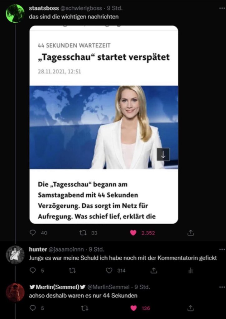 nen klassiker am morgen vertreibt kummer und sorgen