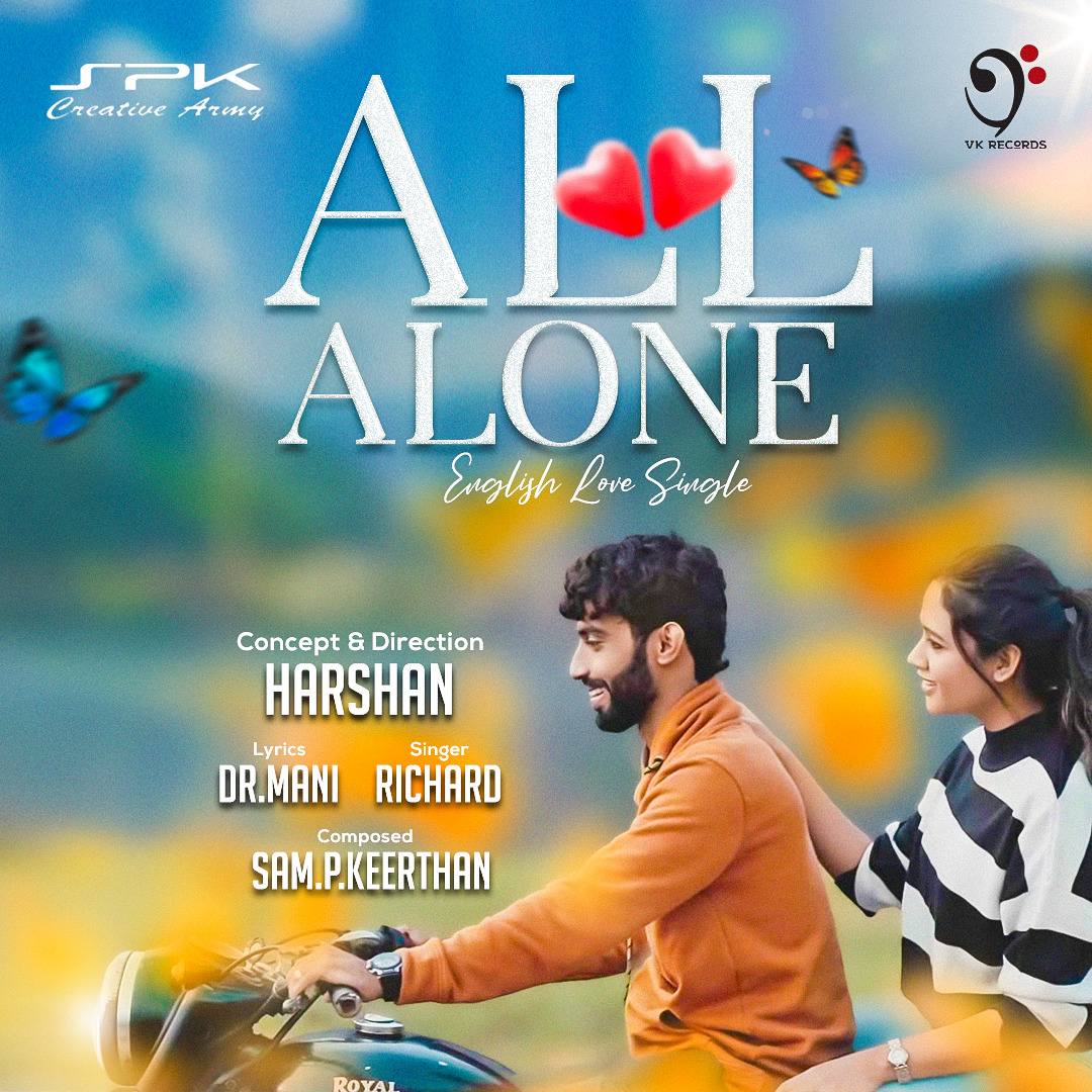 THANKS FOR YOUR SUPPORT!

It's my 1st ever shot at writing song lyrics.

'ALL ALONE' is composed by <a href="/SamPKeerthan/">Sam P. Keerthan</a> &amp; sung by <a href="/NangaiRich/">Richard</a>

This haunting #LoveSong will touch your heart. 💕

youtu.be/u4i9IBExBpg

Please RT to yr friends &amp; followers.

🙏

#AllAlone #SongOfTheDay