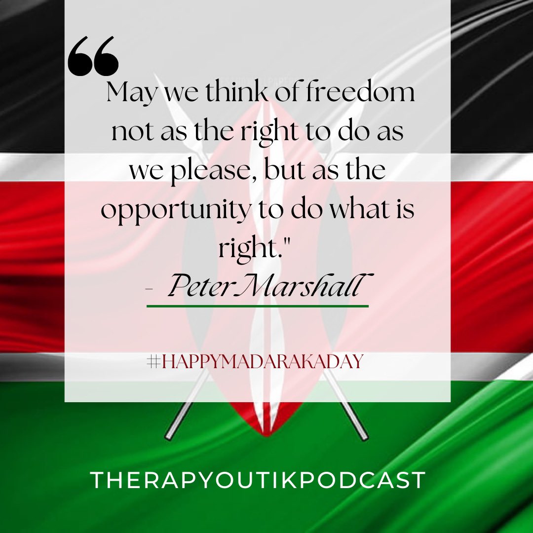 therapyoutik's tweet photo. #MadarakaDay #HappyNewMonth #Kenya #madarakaday2022 #TherapyoutikThursdays https://t.co/l7Zw8KxmPk