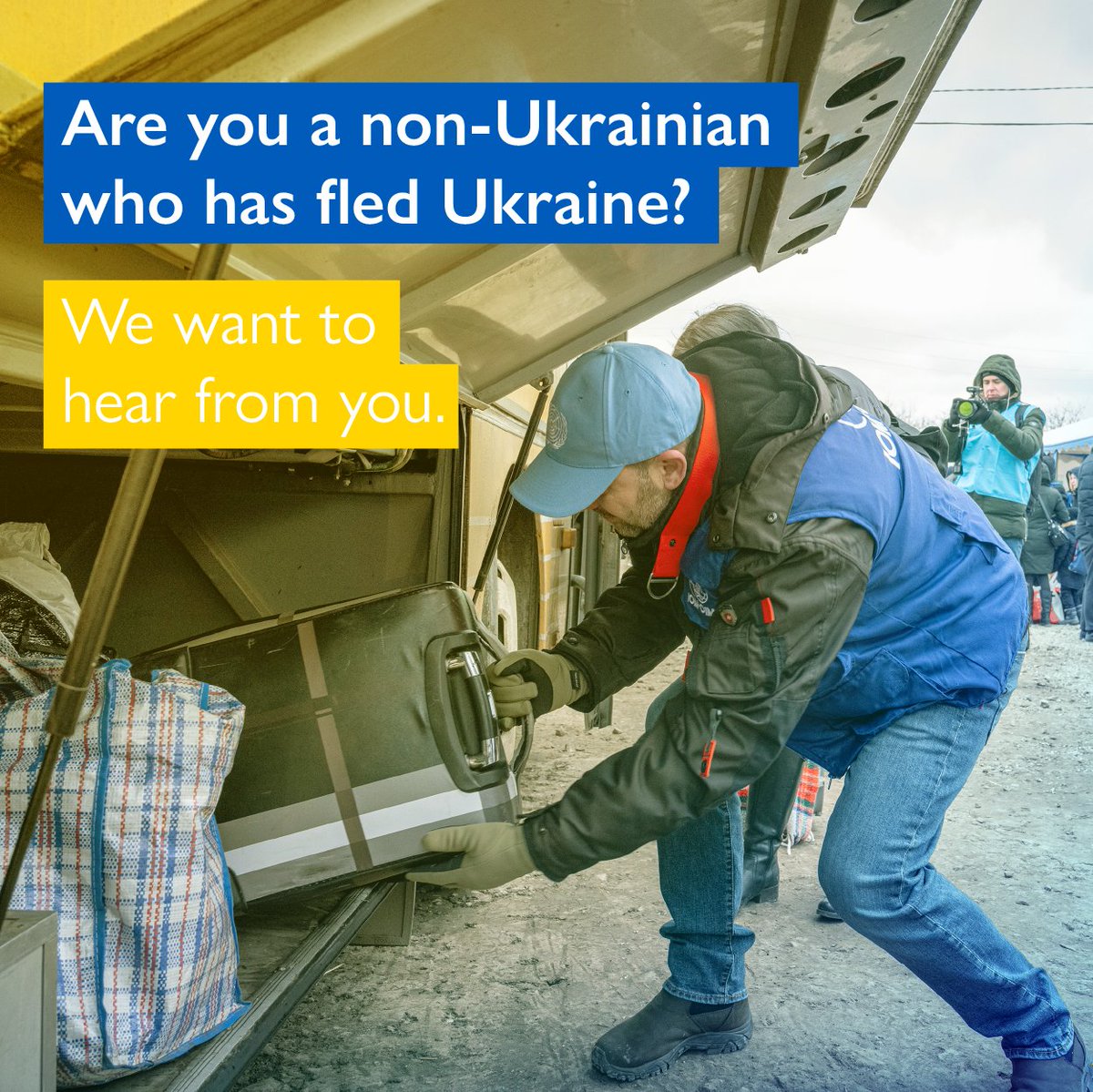 Have you fled Ukraine but are non-Ukrainian? IOM Germany & @TANG_eV are conducting a survey to find out your needs: bit.ly/3x0Oon9