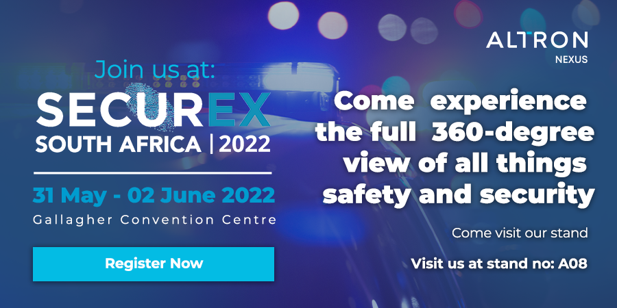 altronnexus's tweet image. Come experience the full 360-degree view of all things safety and security related for the built environment. 

Visit our stand by registering here: securex.co.za

#therewhenitmatters #altronnexus #securex2022