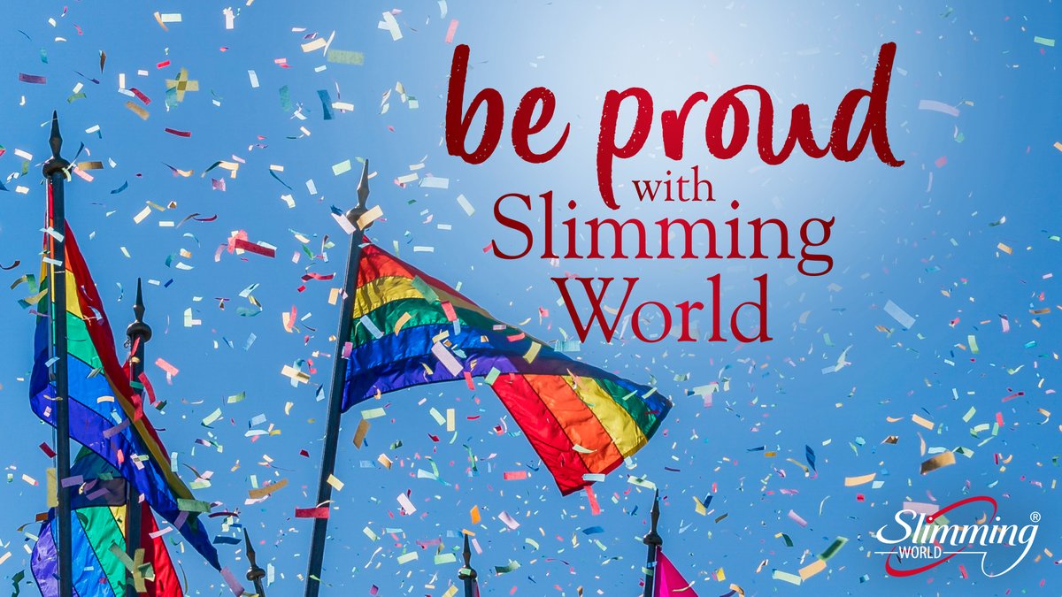 SlimmingWorld's tweet photo. Happy #Pride! At #SlimmingWorld, we’ve been helping people to be who they truly want to be for more than 50 years 🌈. This #PrideMonth, we’re proud to continue supporting LGBTQIA+ people to achieve their dreams – regardless of who you are or who you love ❤. https://t.co/OuvjlR1ZeQ
