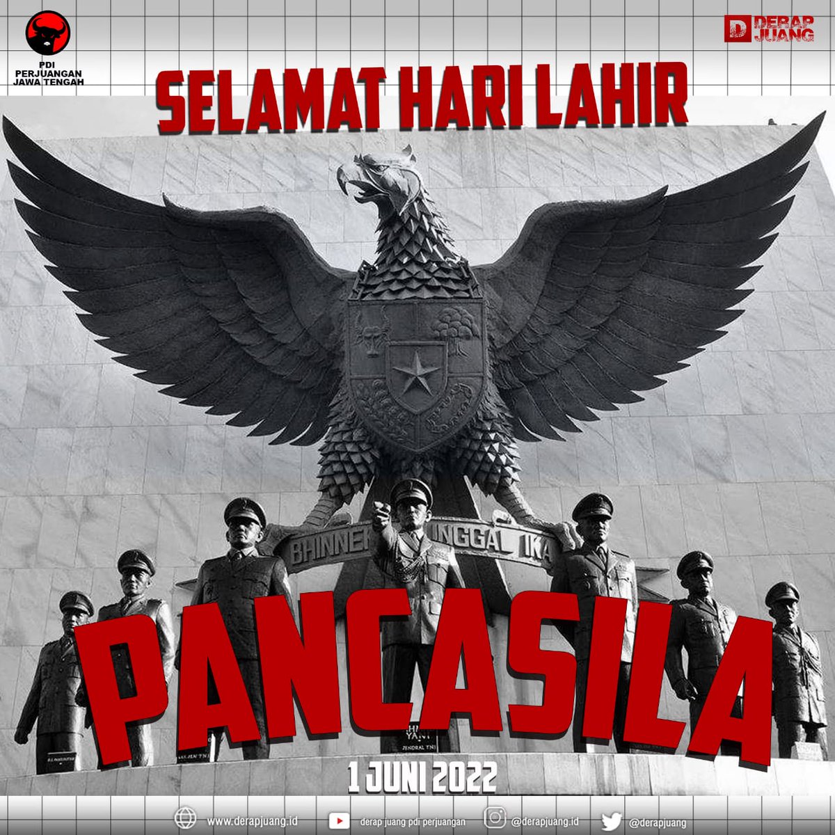 pacpdipcilacap1's tweet photo. Selamat Memperingati
Hari Lahir Pancasila
1 Juni 1945 - 1 Juni 2022 https://t.co/xNvWxBR67S