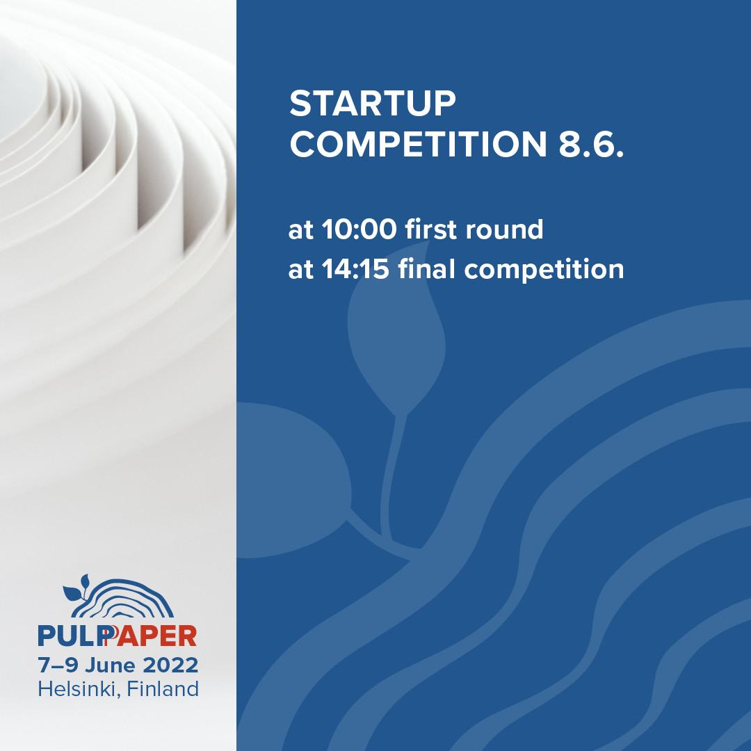 PulpAndBeyond's tweet photo. Seven companies participate in the Start-up competition on Wednesday 8th June at PulPaper! Participants are Dry and Durable, Fincet, Montinutra, Natural Antivirals, Silva Trace, Tapio Measurement Technologies and Woodio. https://t.co/glbwJc3ndn