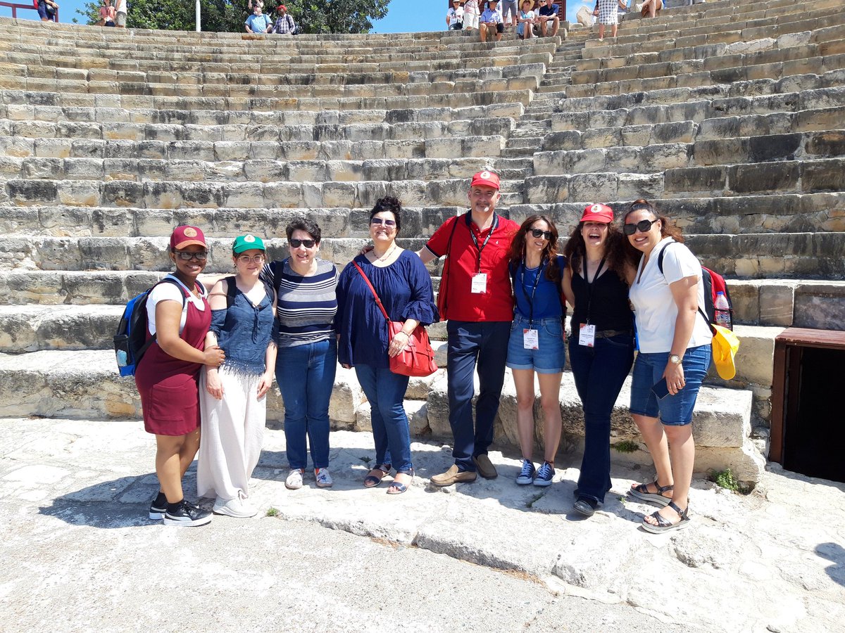 Visit to wonderful ancient #amphitheater of #Kourion #archeological #site during #Postharvest #Pathology #Congress in #Limassol