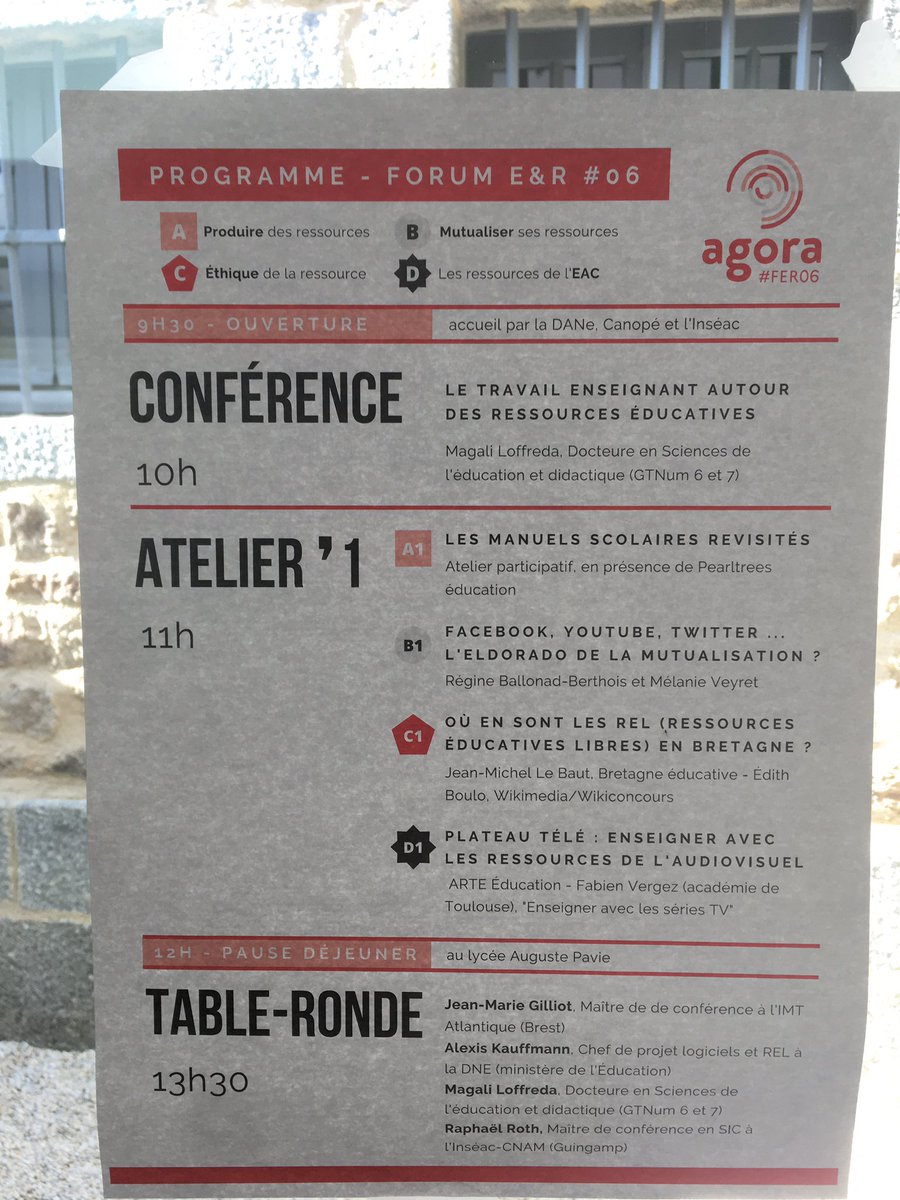 GuivInEdu's tweet photo. Lancement du forum #Éducation &amp; #Recherche « ressources » avec @Magali_Loffreda du #GTnum6 @LeCnam_Inseac @reseau_canope @DaneRennes @acrennes « https://t.co/a81tDTmiGz