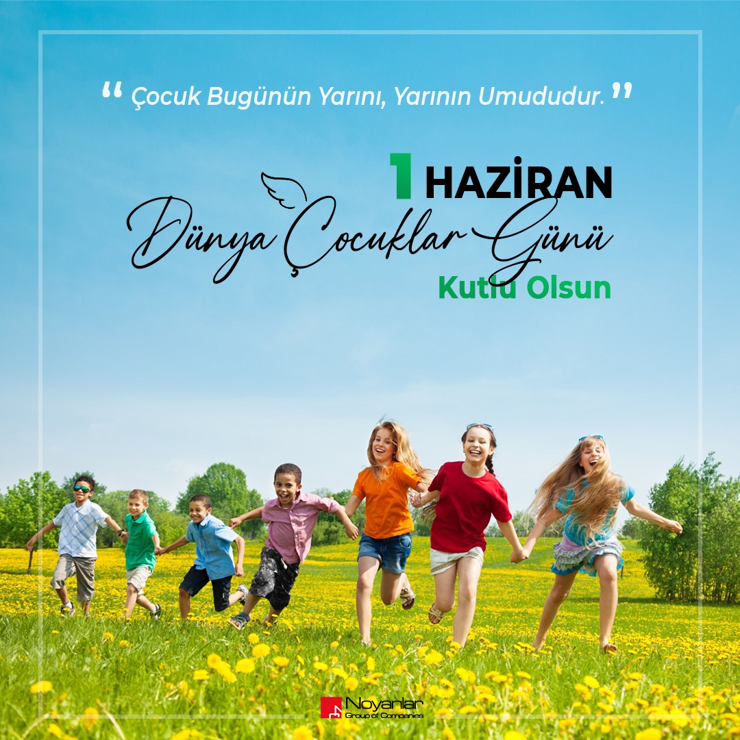 Neşe ile dolu kalpleriyle insanlığın umudu, masumluğun simgesi ve geleceğimizin teminatı olan çocuklarımızın ve tüm dünya çocuklarının "Dünya Çocuk Günü" kutlu olsun.  ❤️ 
#1HaziranDünyaÇocukGünü
----------------

Happy Children's Day! ❤️ 

#HappyChildrensDay