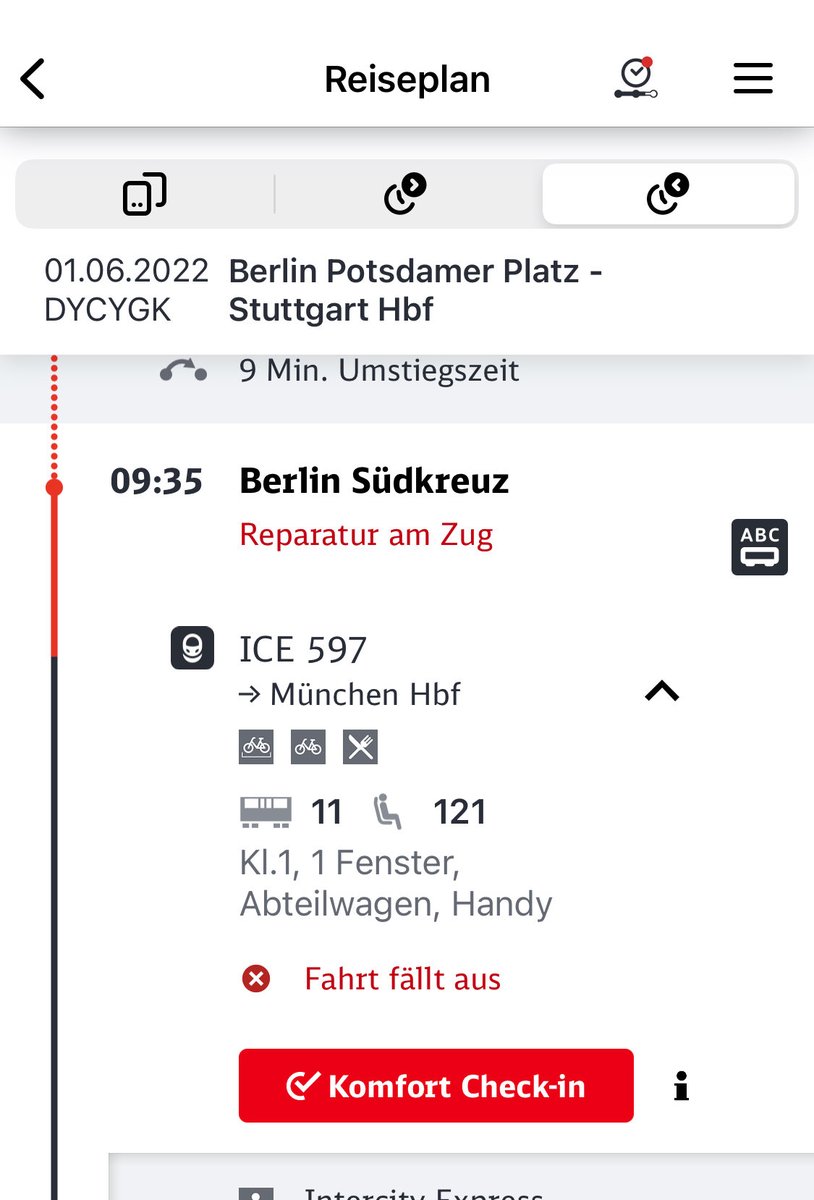 Hey liebe <a href="/DB_Bahn/">Deutsche Bahn Personenverkehr</a> <a href="/DB_Presse/">Deutsche Bahn AG</a> es wäre wirklich super, wenn eure #ICE zuverlässig zwischen Stuttgart und Berlin fahren würden. Dann wären sie auch eine echte Alternative zum Fliegen. So leider nicht.