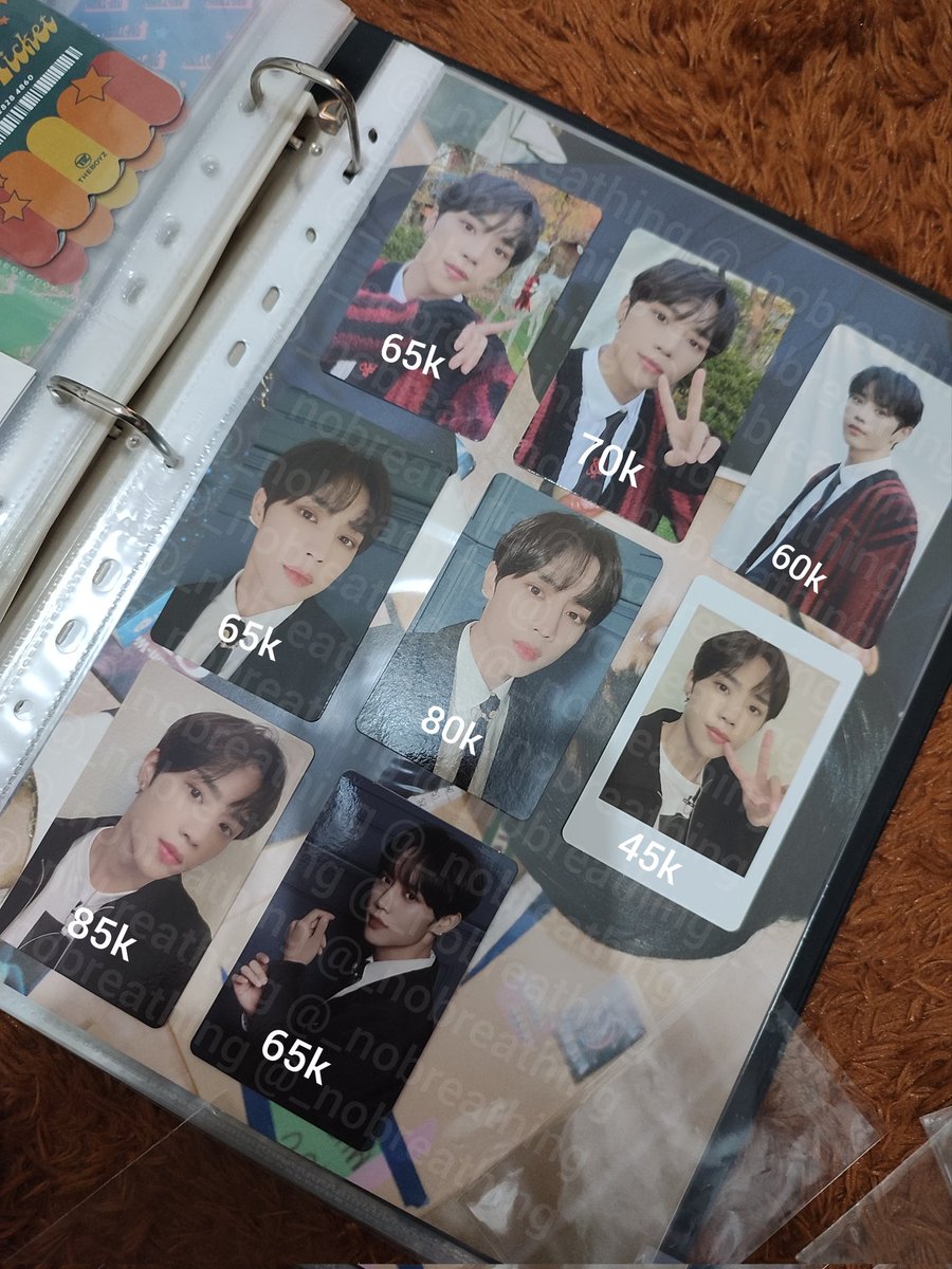 WTS PC SUNWOO TBZ FANCON MD available : card holder pc black red trading card polaroid hit my dm for your other price! 🔖 sunwoo the boyz fancon md photocard pc