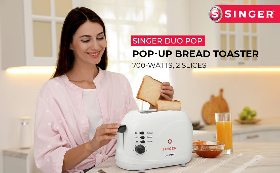 SingerIndialtd's tweet image. Get toasted bread in less than a minute with the all-new #Singer Duo Pop #PopUpToaster. 
To buy, visit: bit.ly/3NLyfrd
.
#Singer #BreadToaster #toaster #homeappliances