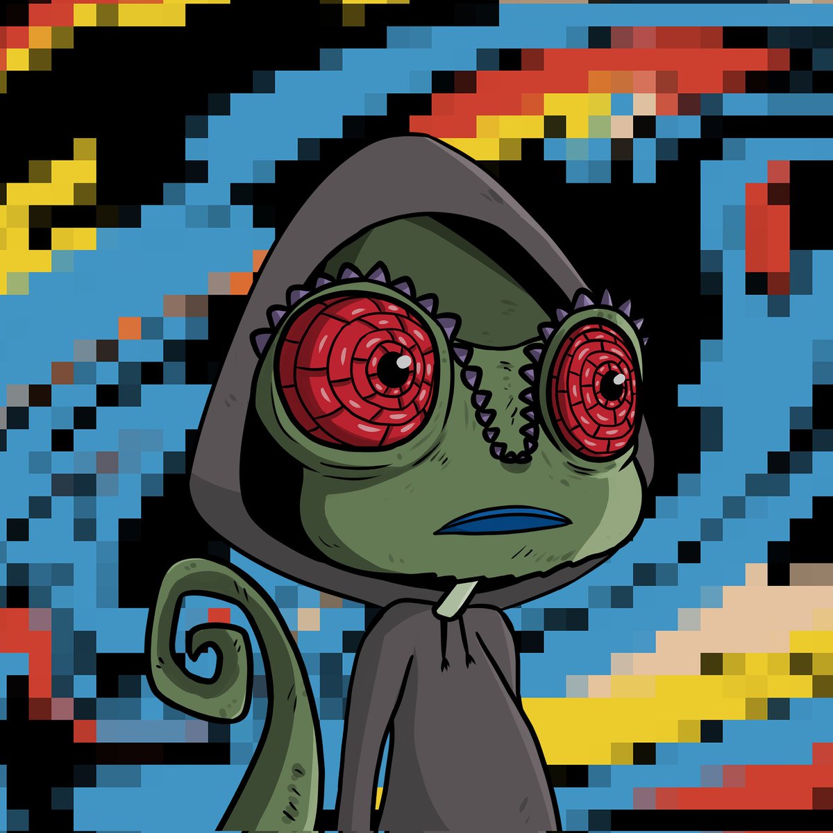 Been seeing some action on secondary for <a href="/ChameleonVille/">Chameleon Ville</a> lately 👀

What do they know about what's coming? 🕵️

Let me take this opportunity to show off my 1/1 #ChameleonVille <a href="/scrtpunks/">SecretPunks</a> 😎