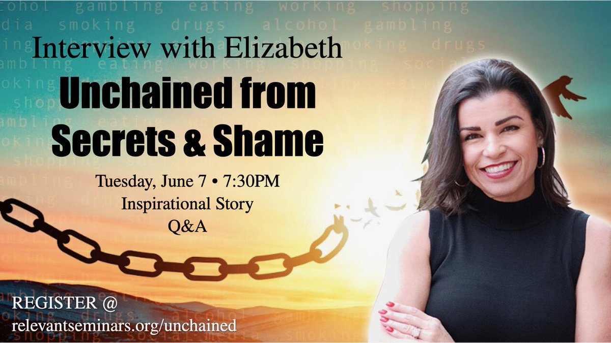 SRQAdventist's tweet photo. Real people. Real problems. Real victory.
Come listen to Elizabeth's story of experiencing a life unchained!
Visit this link to register: https://t.co/Qr2TcmaoYf
#unchained #hope #healing #addictionrecovery
#sarasotafl
#sarasotafla
#sarasotaflorida
#srqlife
#srqevents https://t.co/lQnMSf8gAx