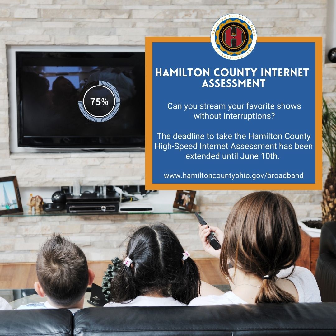 HamiltonCntyOH's tweet photo. 🚨Deadline Extended!!🚨
This is your last chance to take the Hamilton County High-Speed Internet Assessment to build a stronger Hamilton County.
Take the assessment at https://t.co/4wjvAZXM7G https://t.co/3z7F4pZhfy