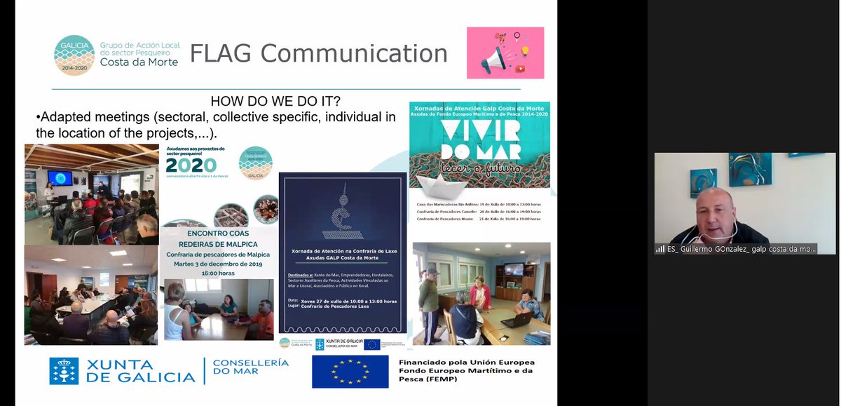 redgrupospesca's tweet photo. #Eventos | @EU_MARE
🚀𝑳𝒂𝒏𝒛𝒂𝒎𝒊𝒆𝒏𝒕𝒐 𝒅𝒆 𝒍𝒐𝒔 𝑮𝑨𝑳𝑷 𝒕𝒓𝒂𝒔 2020🔜
👥Esta semana hemos asistido al 2️⃣ seminario trasnacional  sobre #DLP organizado por #FAMENET enfocado en las nuevas estrategias.
En él han participado gerentes de @Pescalonja y #GALPCostaDaMorte https://t.co/miJ0JTV8M4