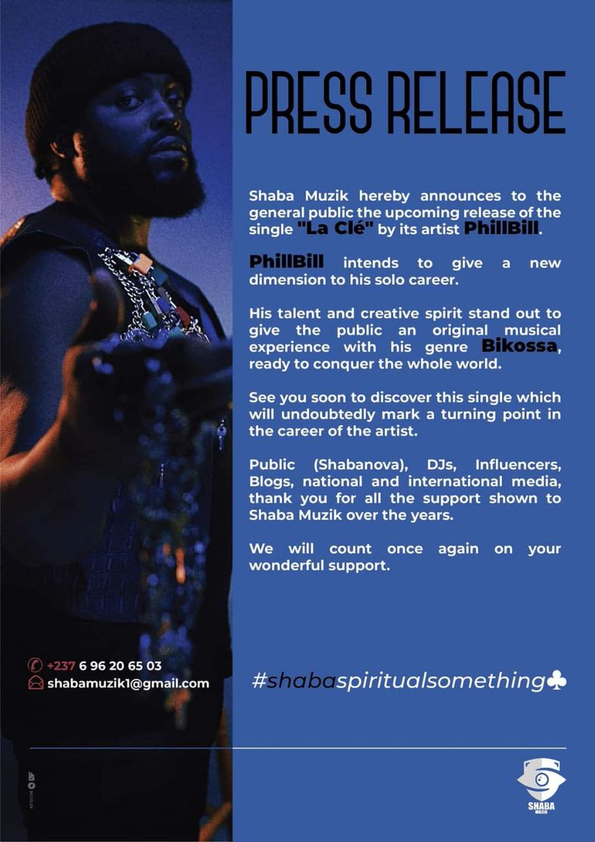 SiirStephen's tweet photo. Out Now! 🔥
#LaCle by @itzphillbill
Spiritual Something 💙🕊
Il vien de fraper forte
Link In #Bio
#AfroBikosa #ShabaMusik #SiirStephenPromotes #EndMobileMoneyTax https://t.co/lmgJyLYC6O