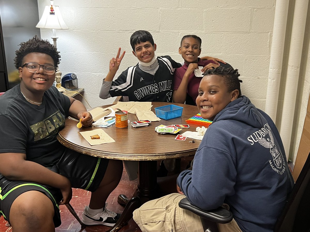 Wrapping up our 8th grade year with one final lunch bunch. I am so proud of these students. It has been a joy to see their determination and friendships grow. Wishing them luck as they start their next adventure in HS! <a href="/gwebb2000/">Gordon Webb</a> <a href="/BaltCoPS/">Baltimore County Public Schools</a> <a href="/BCPS_DSE/">BCPS Department of Special Ed</a> <a href="/ms_leitner/">Bobbi Leitner</a> <a href="/BCPSSci/">BCPS Science Office</a>