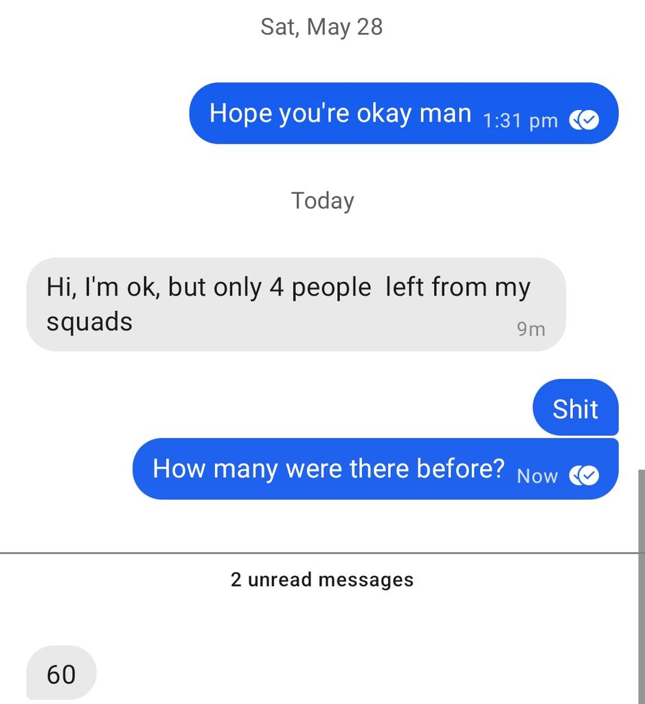 NeilPHauer's tweet photo. Exchanging messages with a Ukrainian soldier I met in Sloviansk a week or two ago. He and his unit were fighting in Lyman. https://t.co/XOU4nhwEja