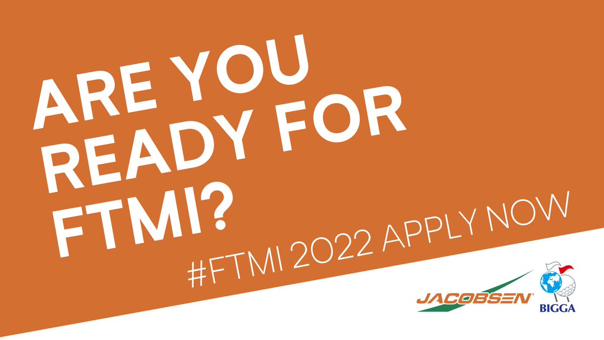 BIGGALtd's tweet photo. Are you ready for Future Turf Managers Initiative?

Applications open today and close at the end of the month - so don't delay, get your application in today!

https://t.co/p7Wdnqb8mD

#greenkeeper #greenkeeping #turf @JacobsenTurf https://t.co/v9xBVipDrk