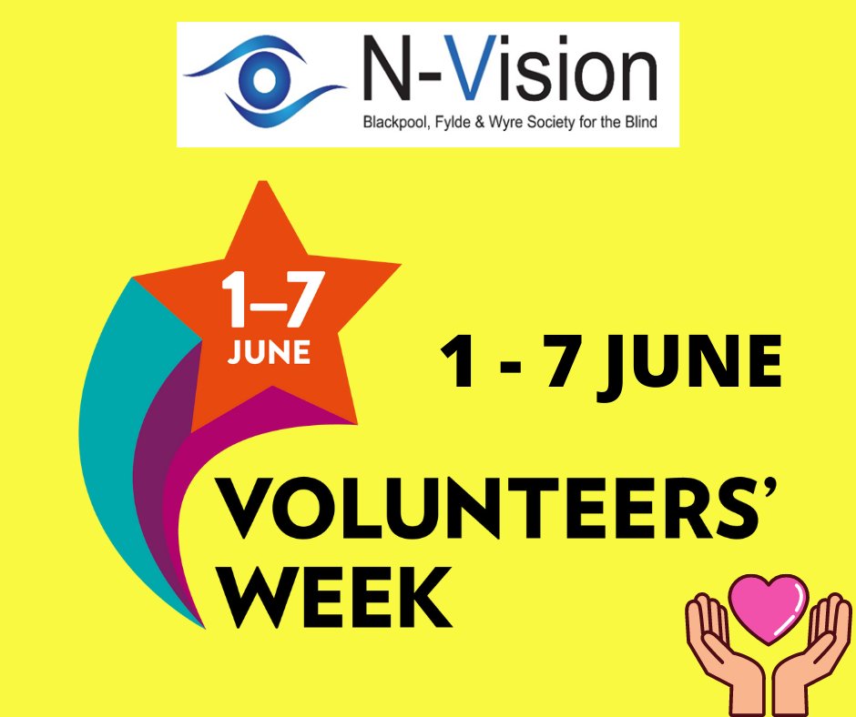 N_Vision_NW's tweet photo. @N_Vision_NW have some superb volunteers who do a wonderful job and we want to say a massive thank you to each and every one of them!
To show our appreciation we are hosting a volunteers thank you celebration by hosting an afternoon tea event next week. 🧁☕️ #VolunteersWeek https://t.co/r4RCGEEGR9