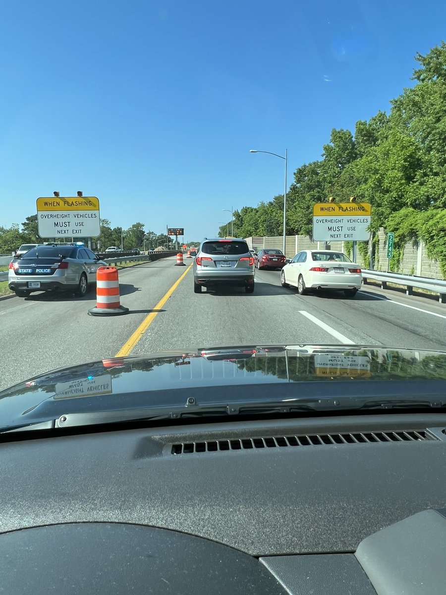 Gotta love when gas is almost $5 a gallon and you get stuck for almost 2 hours on the #HRBT!