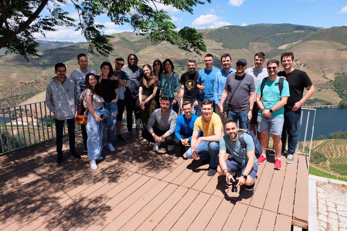 Our team getting together again after two years for #WCEU2022.
See you soon <a href="/WCEurope/">WordCamp Europe</a> 🇵🇹