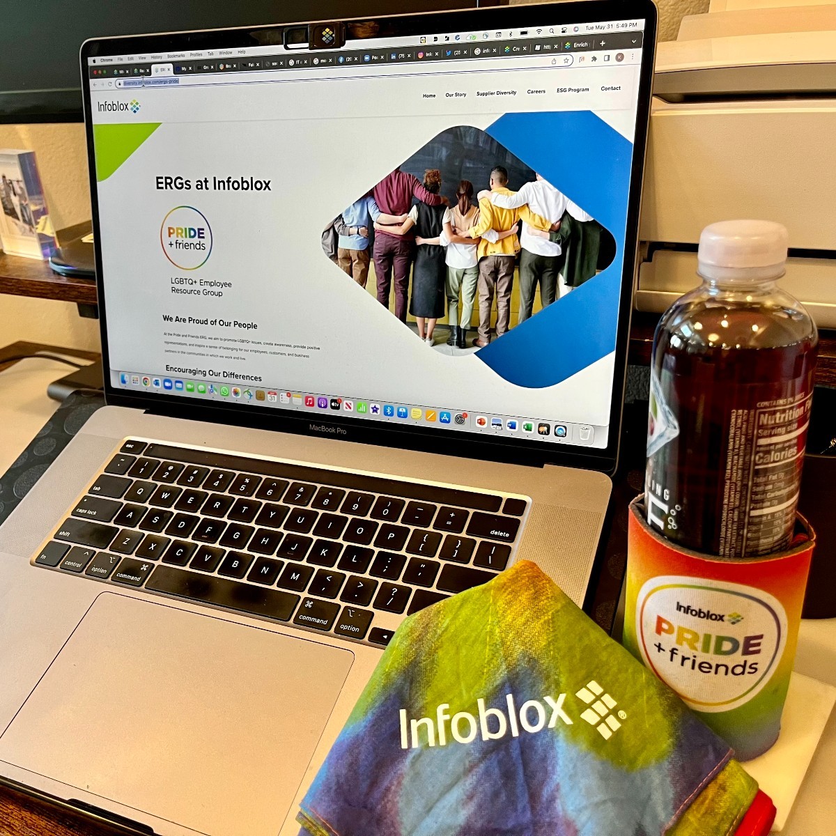 Infoblox's tweet photo. Happy #PrideMonth! 🌈 At Infoblox Pride and Friends, we aim to promote LGBTQ+ issues, create awareness, and inspire a sense of belonging for our employees, customers, and partners in the communities in which we work and live. https://t.co/noAfJ6vQOo #infobloxpride https://t.co/tFbXOvV91i